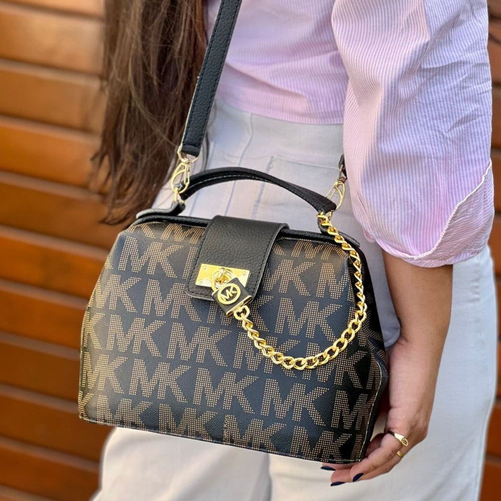 Bolsa Michael Kors Baú Transversal com Corrente