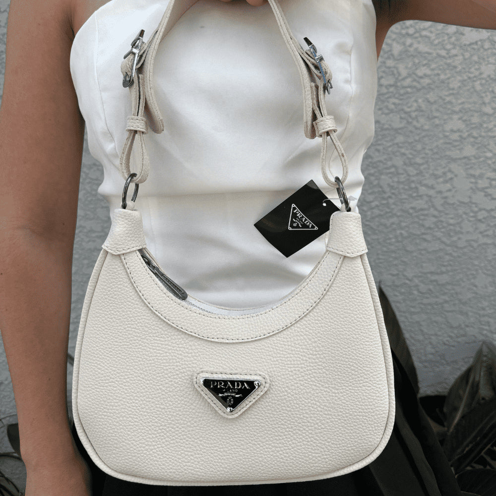 Bolsa de Couro Prada Amélie